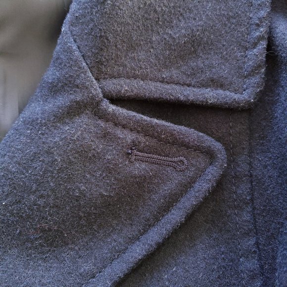 Old Navy Women's Wool Pea Coat - Dark Navy - Picture 10 of 11